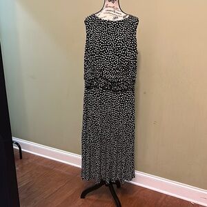Black and White Polka Dot Dress
